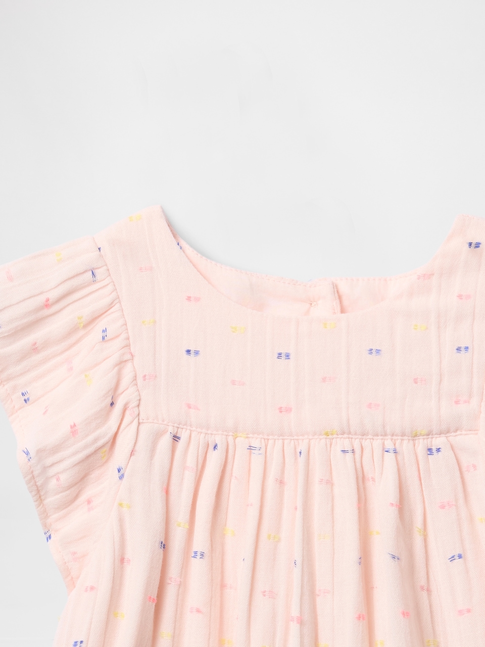 Baby Crinkle Gauze Ruffle Outfit Set