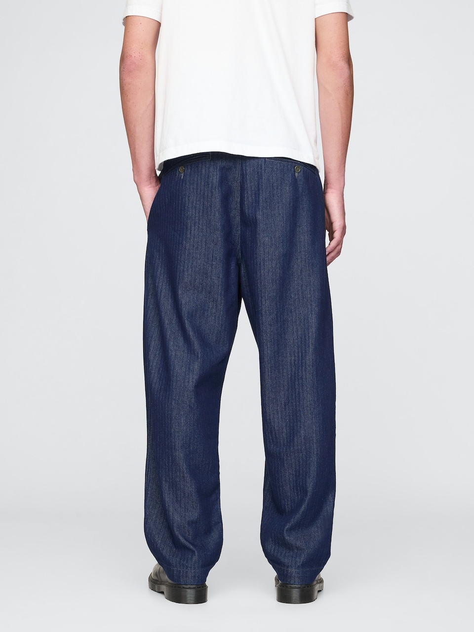 UltraSoft Denim Herringbone Trousers