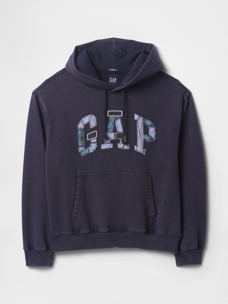 Patchwork Logo Hoodie