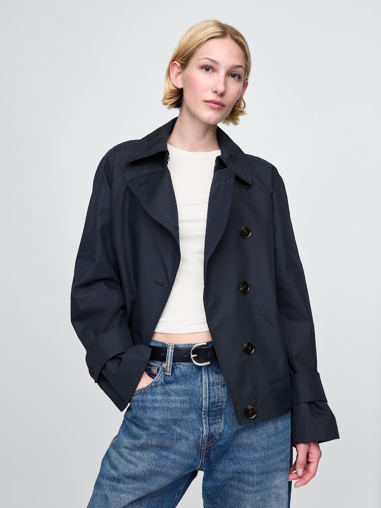 Asymmetrical Trench Jacket