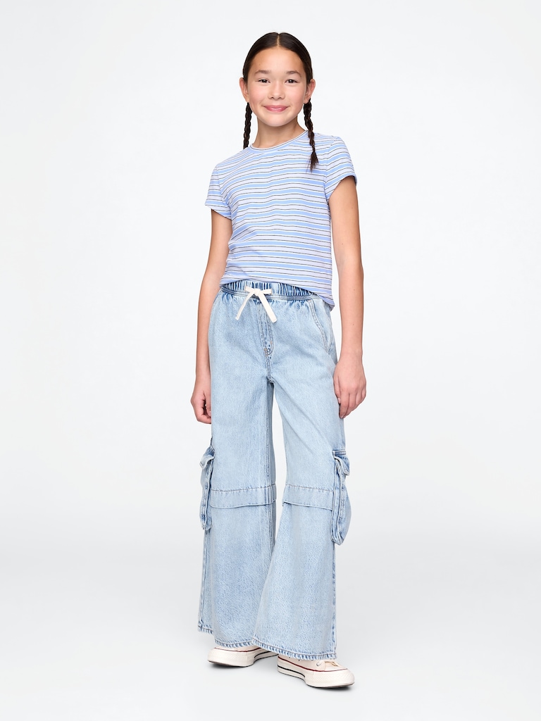 Kids UltraSoft Baggy Cargo Jeans