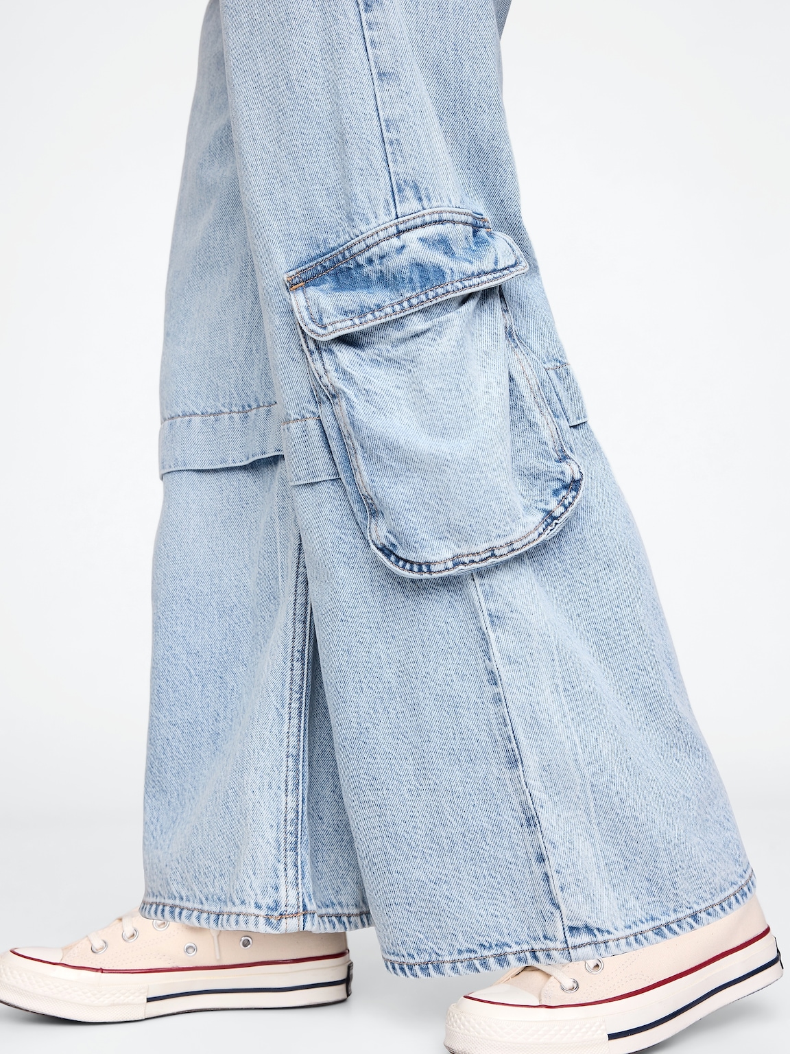 Kids UltraSoft Baggy Cargo Jeans