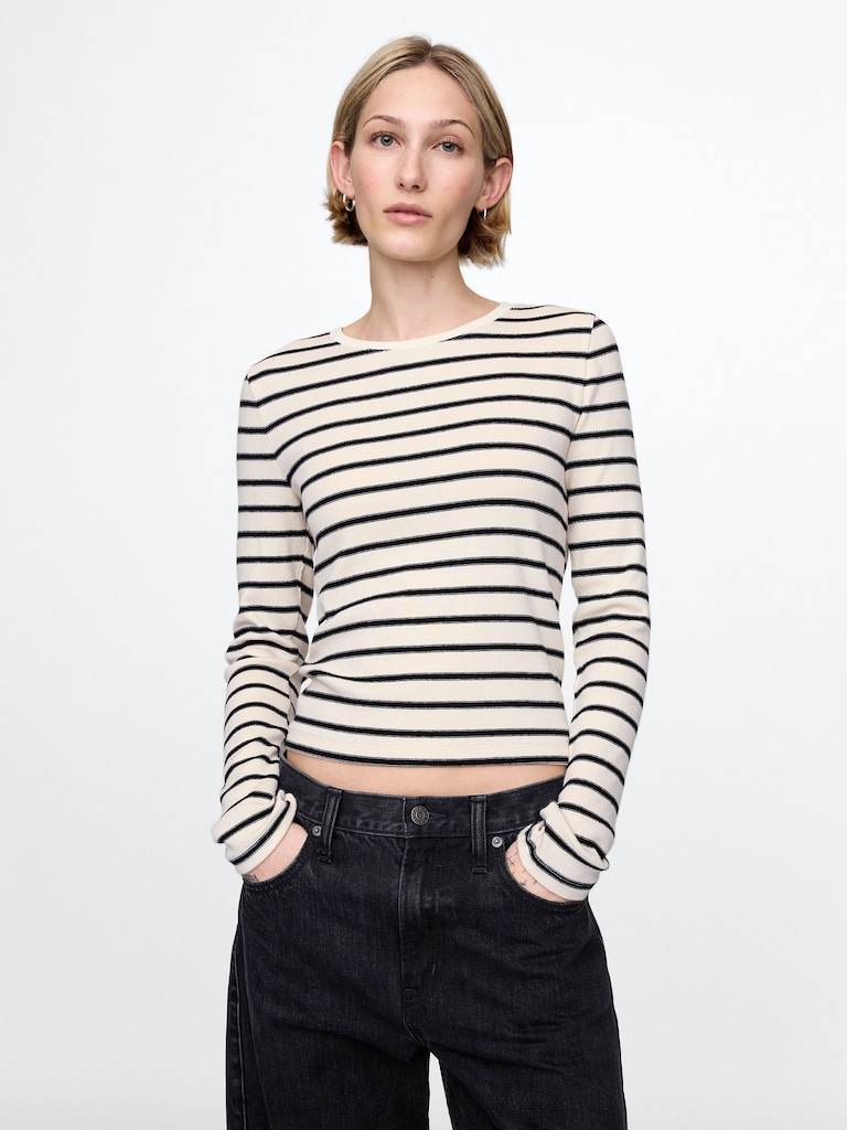 Modern Rib Crop T-Shirt