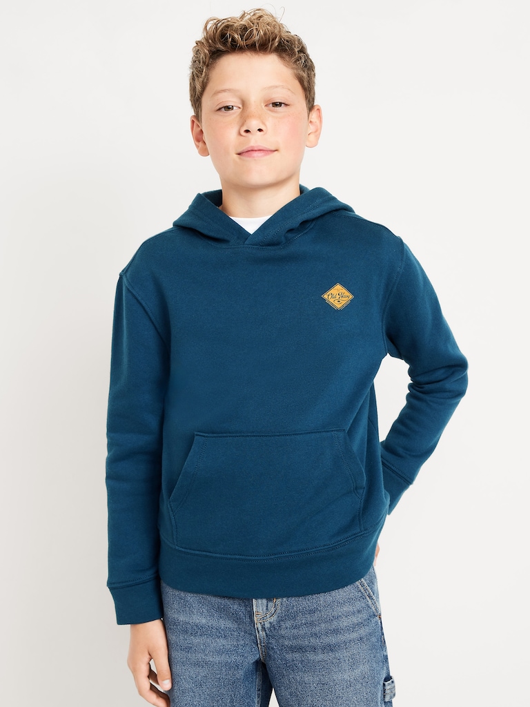Logo-Graphic Pullover Hoodie for Boys