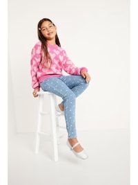 High-Waisted Rockstar 360° Stretch Jeggings for Girls