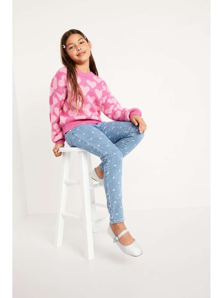 High-Waisted Rockstar 360° Stretch Jeggings for Girls