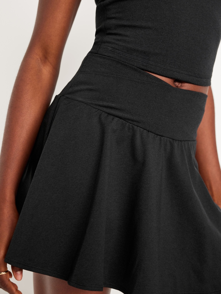 Jupe-short NuageConfo à taille très haute