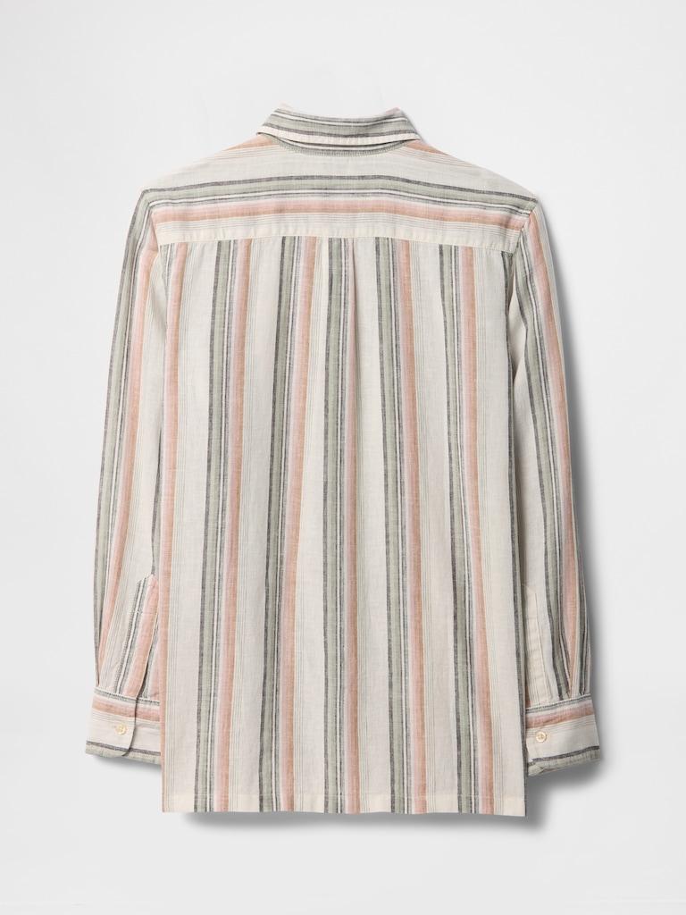 Kids Linen-Blend Shirt