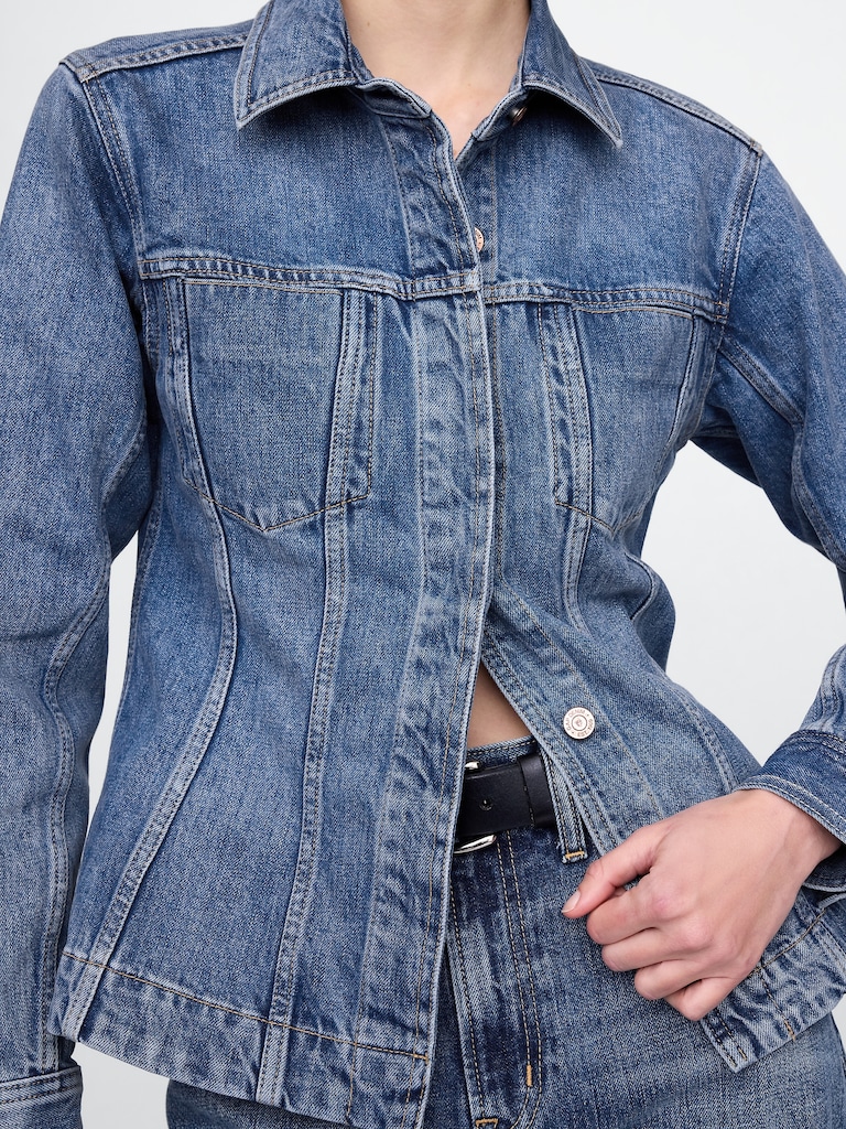 Longline Denim Jacket
