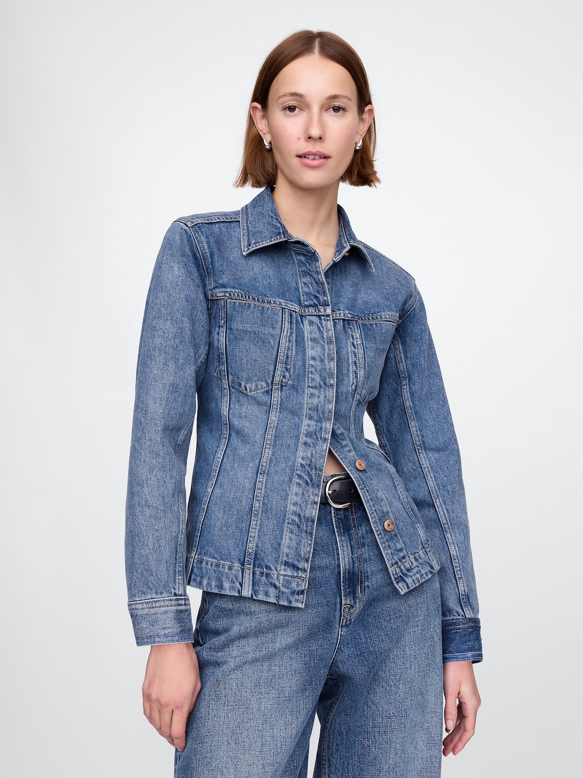 Longline Denim Jacket