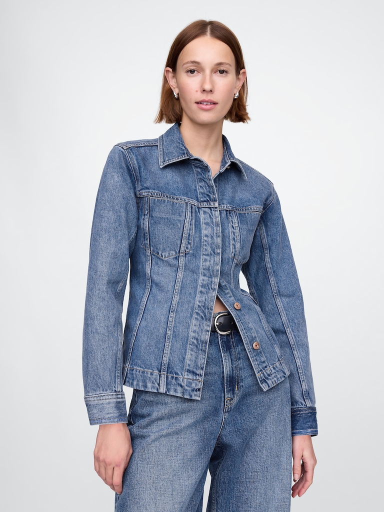 Longline Denim Jacket