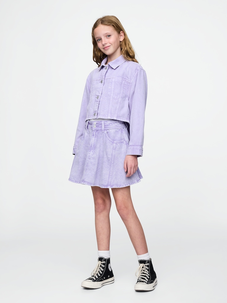 Kids UltraSoft Denim Swing Jacket
