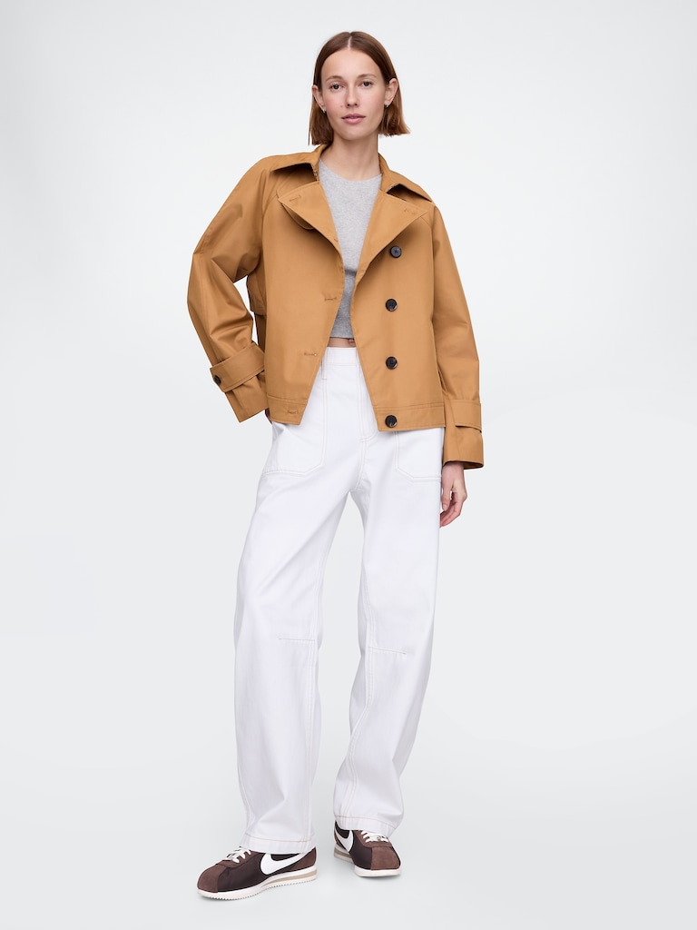 Asymmetrical Trench Jacket