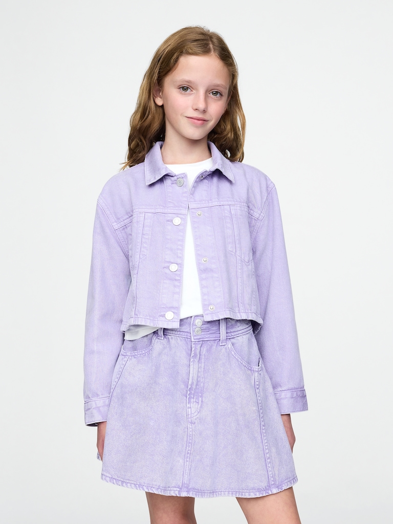 Kids UltraSoft Denim Swing Jacket