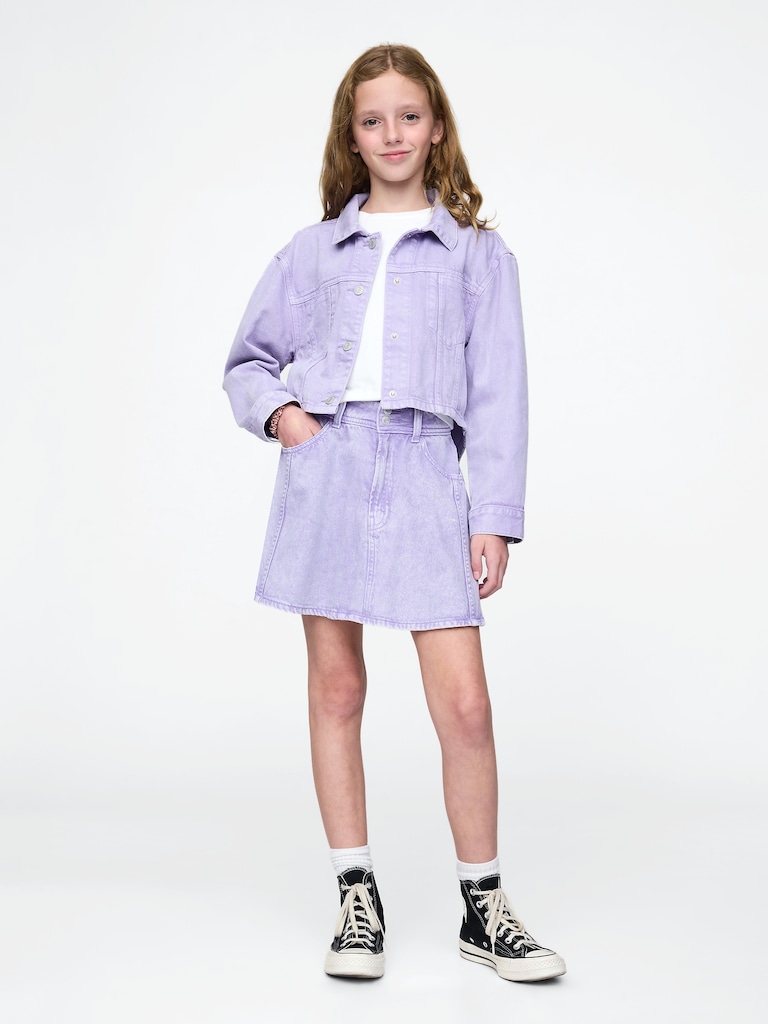 Kids UltraSoft Denim Skirt
