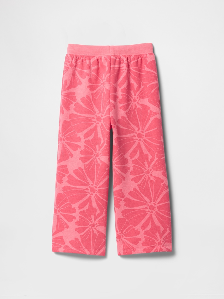 babyGap Logo Wide-Leg Pull-On Pants