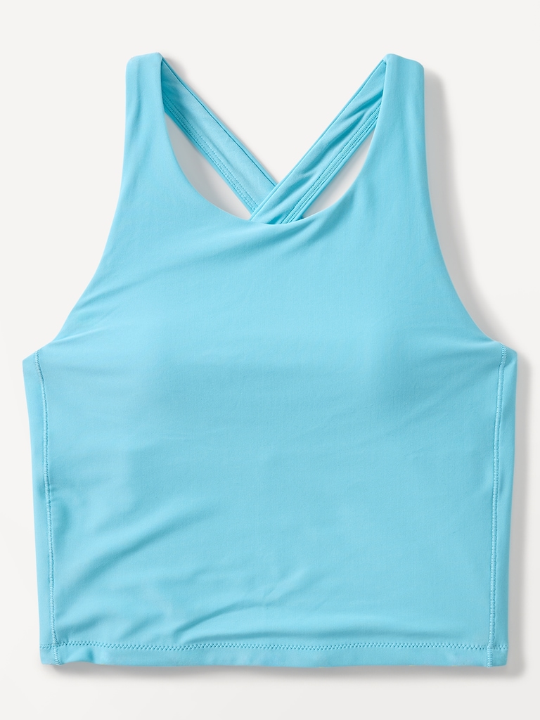 Athleta Girl High Neck Crop Tankini