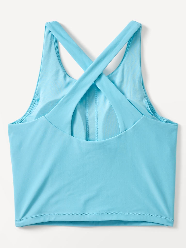 Athleta Girl High Neck Crop Tankini
