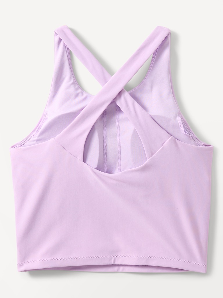 Athleta Girl High Neck Crop Tankini
