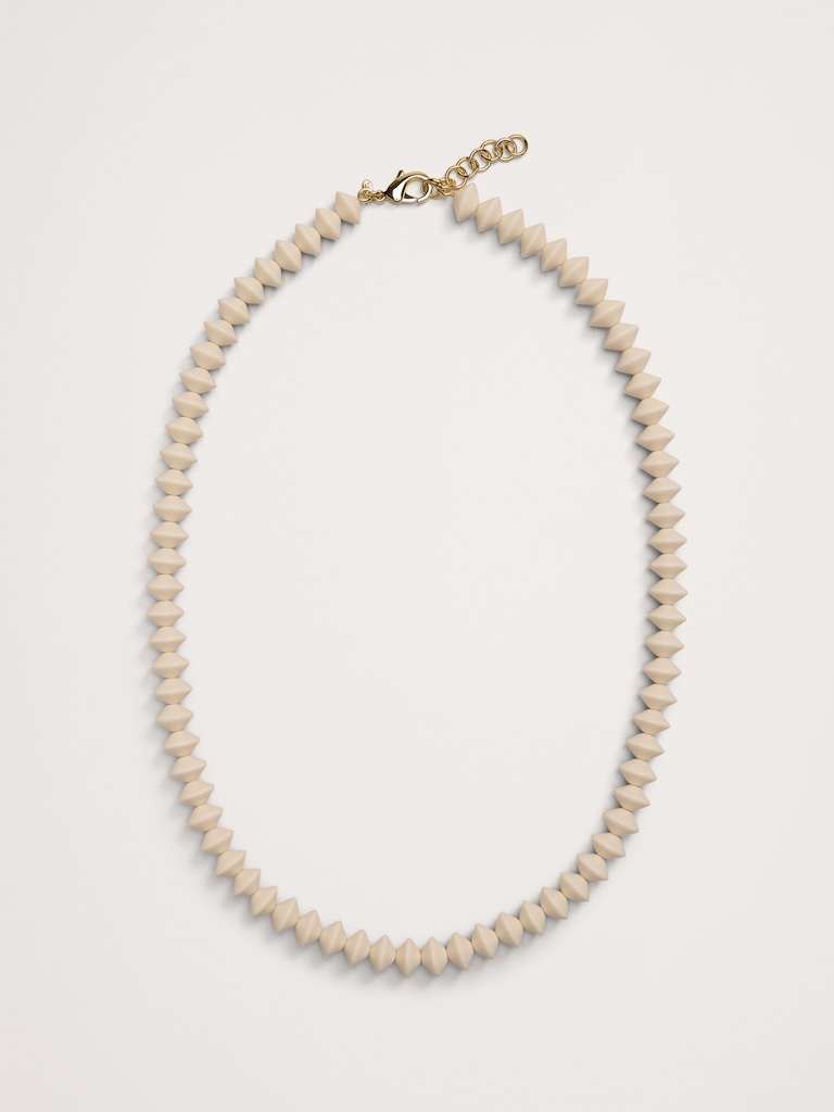 Bicone Bead Necklace by Aureus + Argent