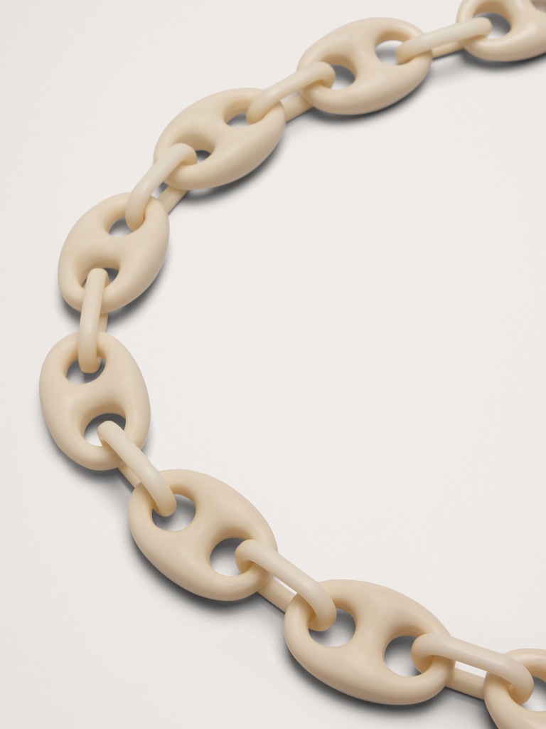 Ivory Mariner Link Necklace by Aureus + Argent