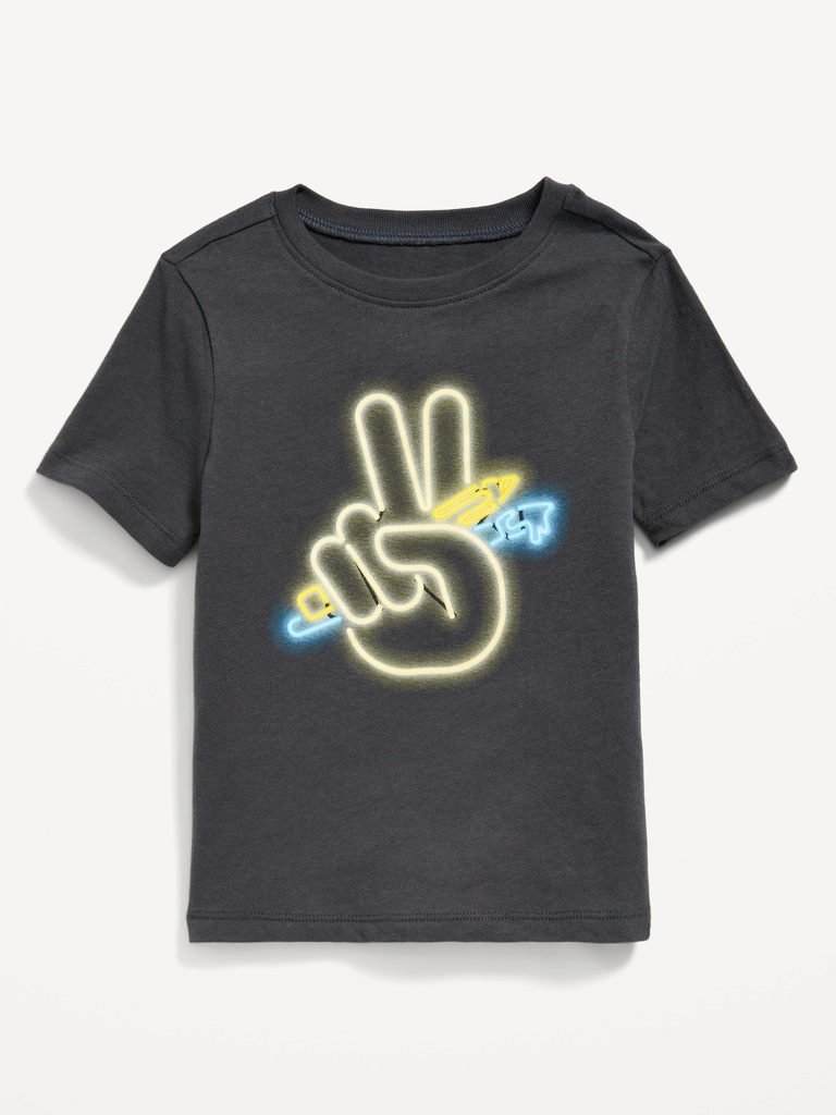 T-shirt à imprimé à manches courtes pour tout-petit garçon