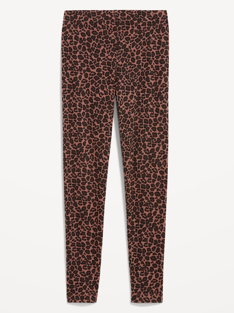 High-Waisted Jersey Fashion Layering Leggings