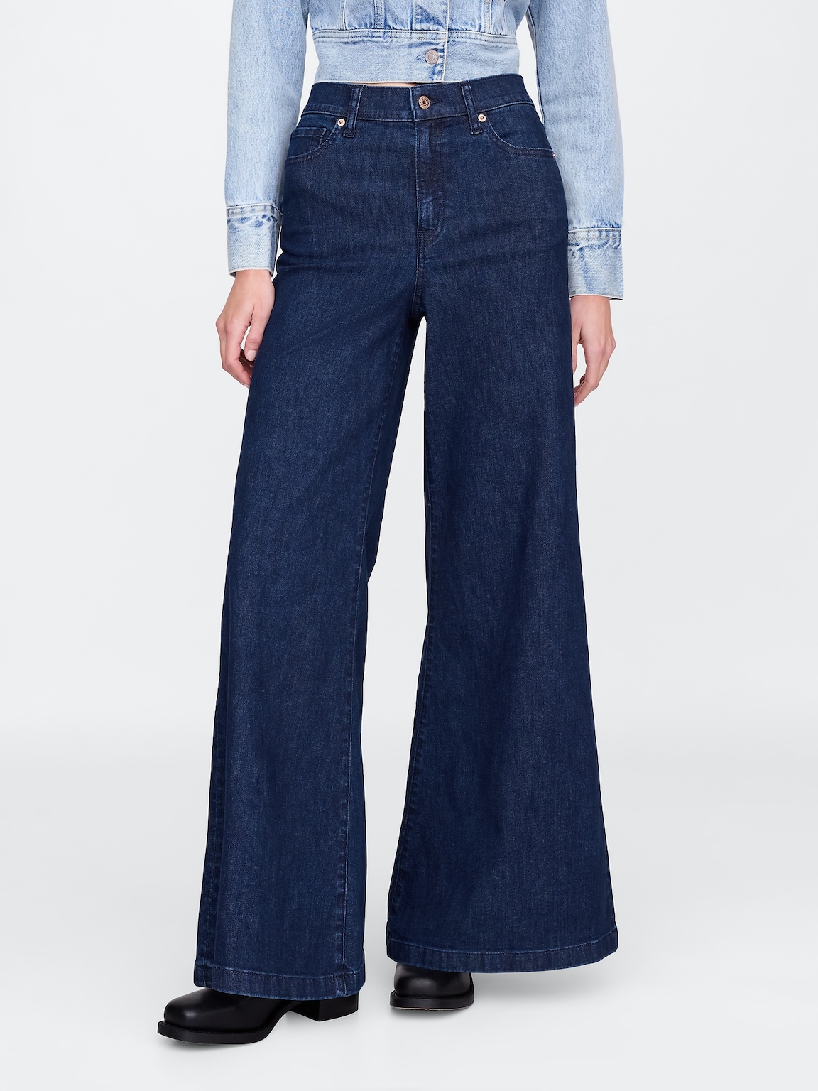 High Rise Relaxed Flare Jeans