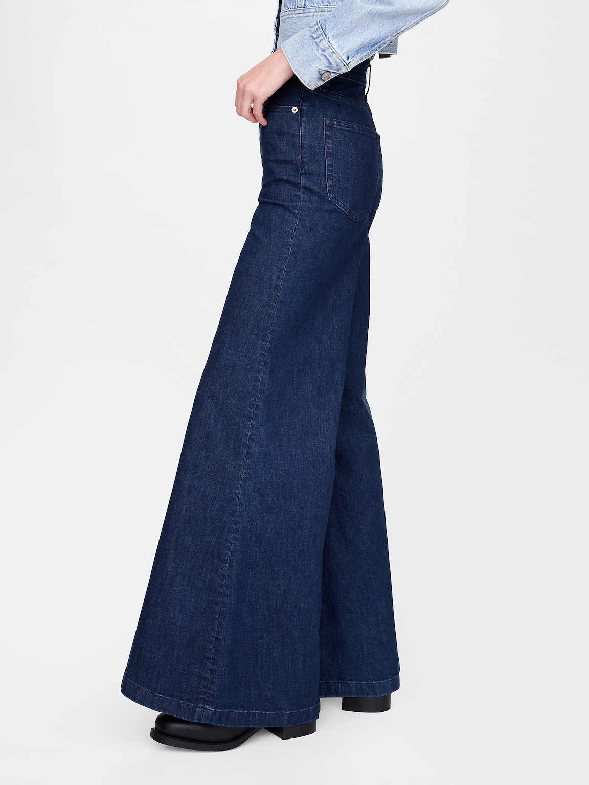 High Rise Relaxed Flare Jeans