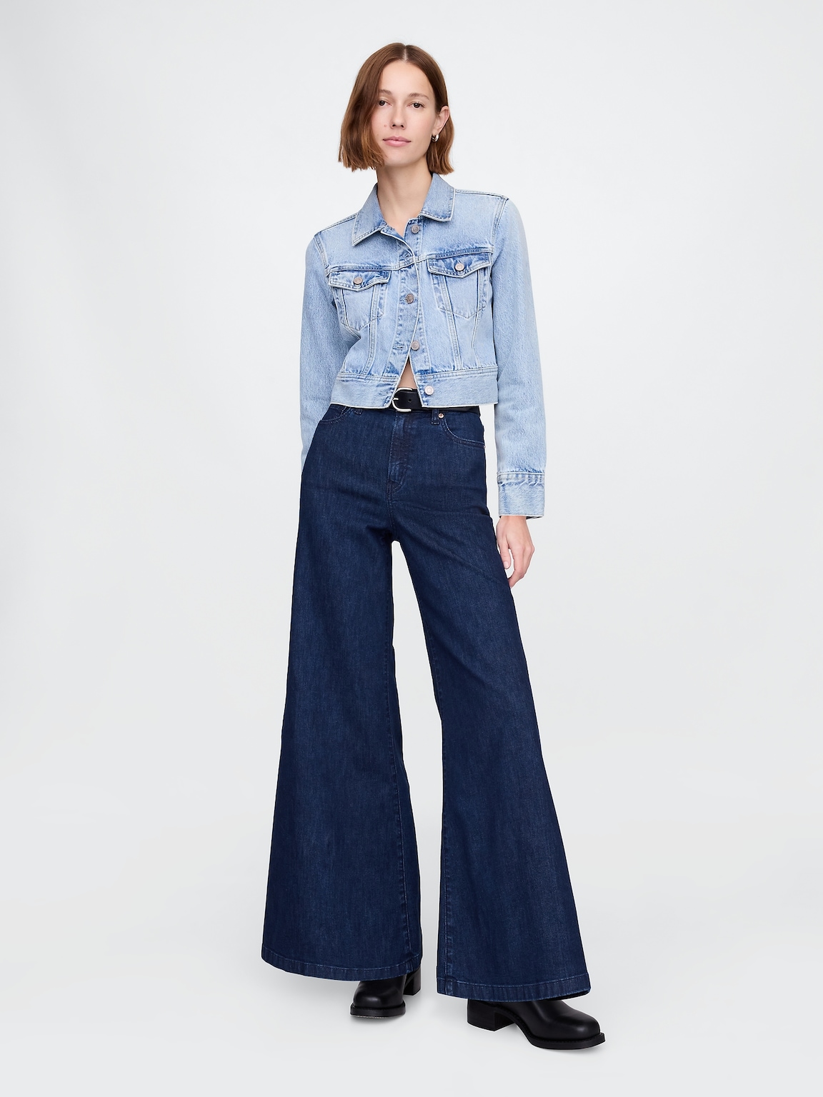 High Rise Relaxed Flare Jeans