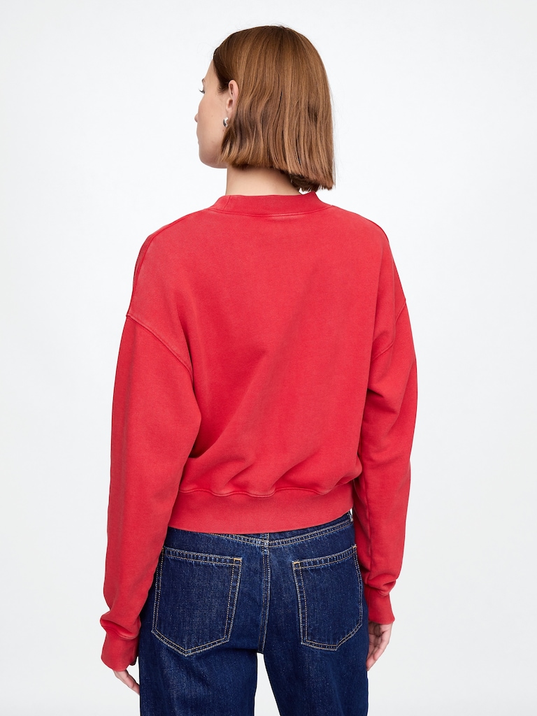 Heavyweight French Terry Crop Sweatshirt