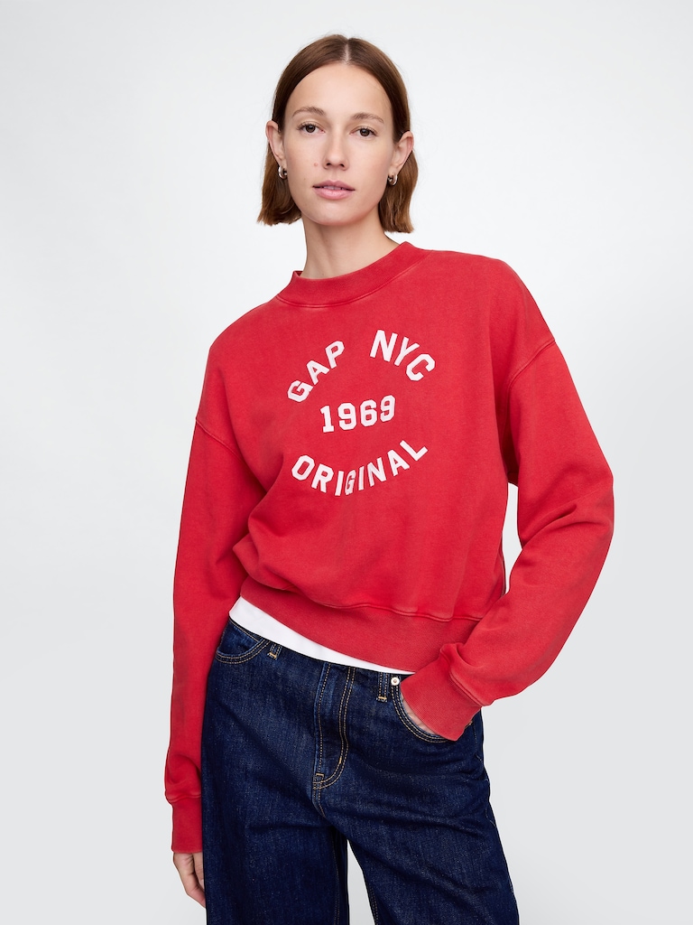 Heavyweight French Terry Crop Sweatshirt