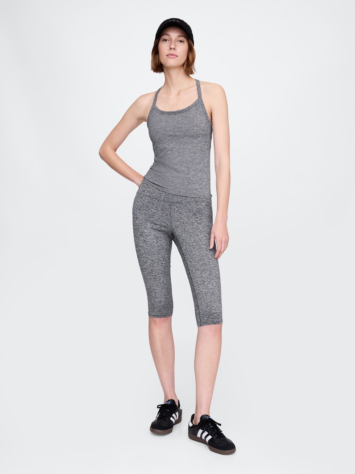 GapFit Smooth Jersey Racerback Tank Top