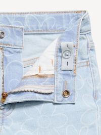 Printed High-Waisted Flare-Leg Jeans for Girls
