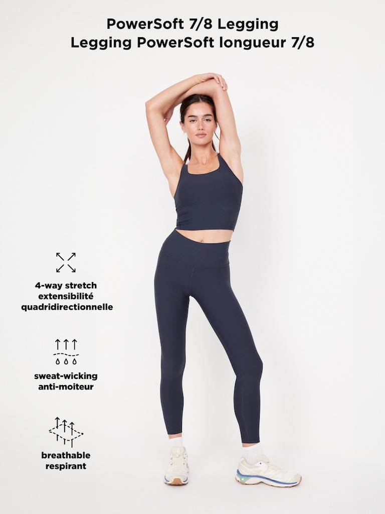High-Waisted PowerSoft 7/8 Leggings
