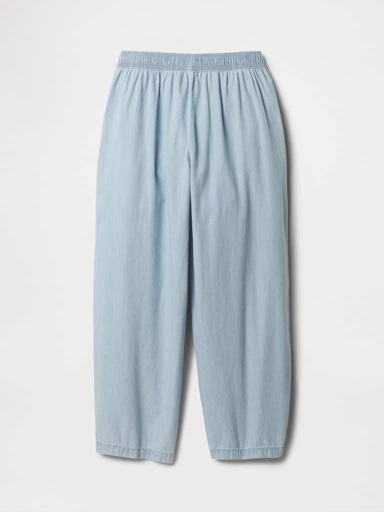 Kids High Rise Pull-On Barrel Pants