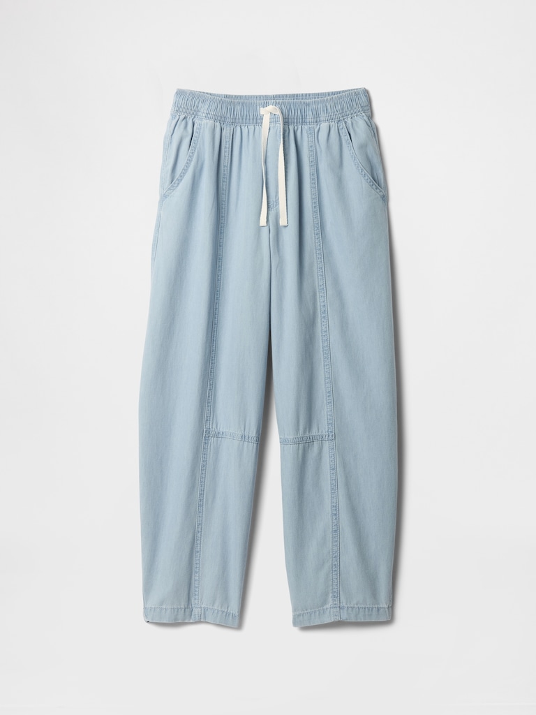 Kids High Rise Pull-On Barrel Pants
