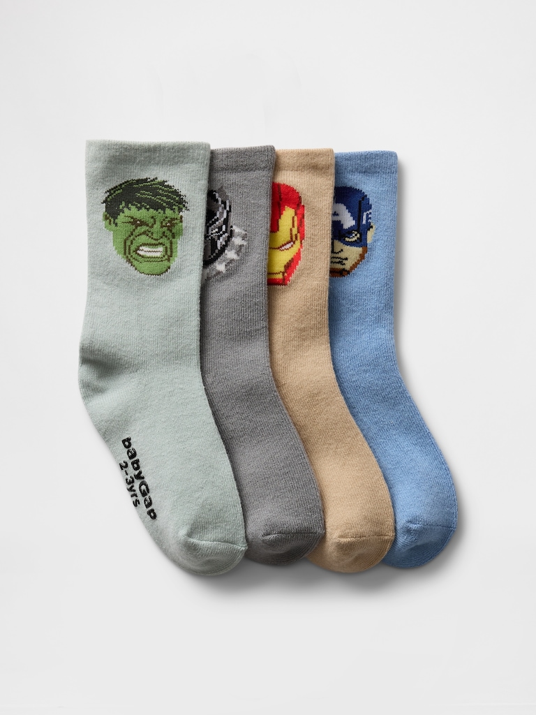 babyGap Marvel Avengers Crew Socks (4-Pack)