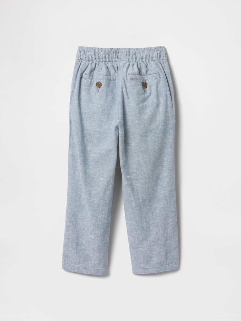 Baby & Toddler Linen-Cotton Pull-On Pants