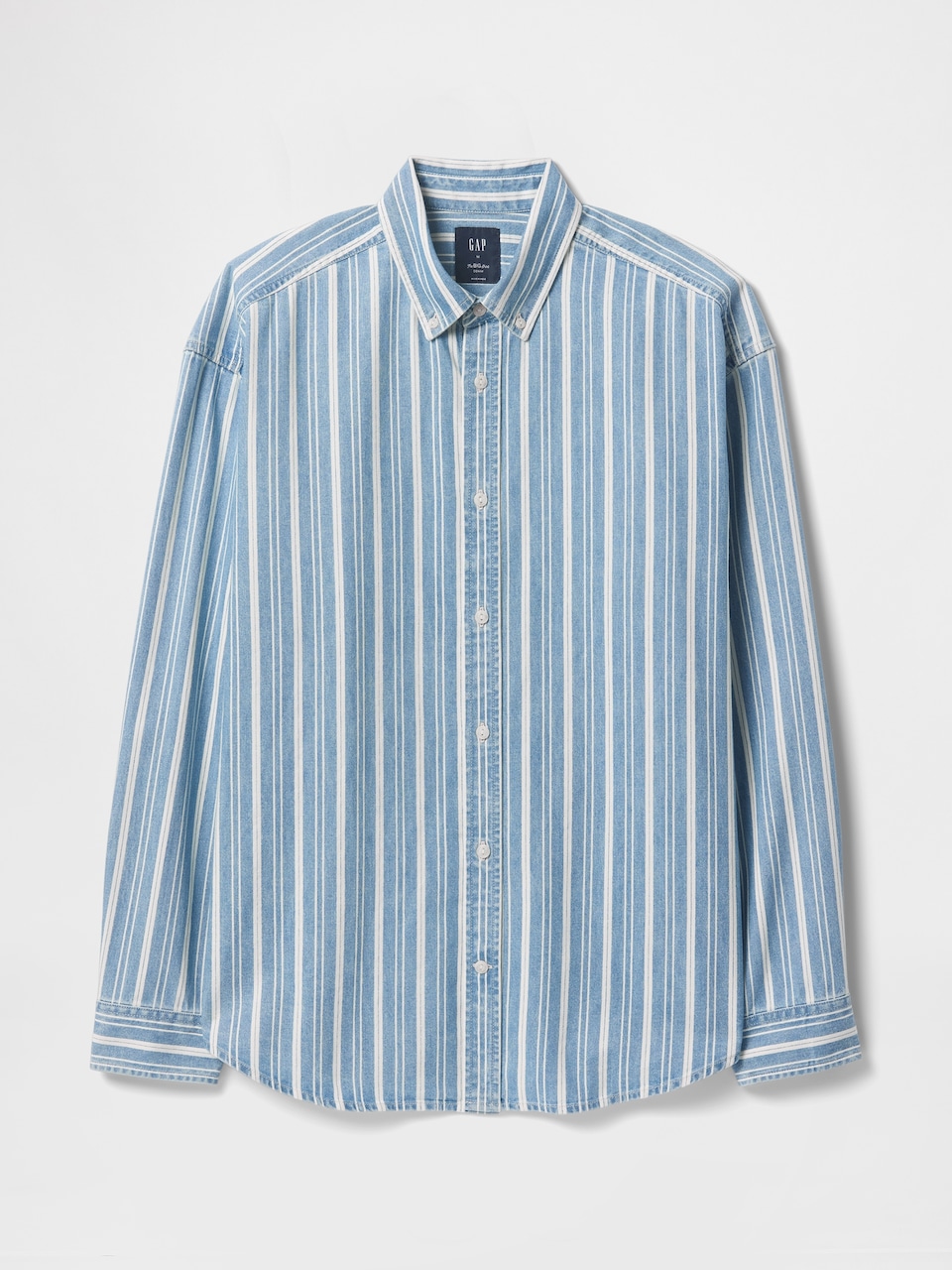 Denim Stripe Big Shirt