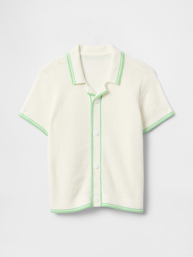 Baby & Toddler Textured Sweater Shirt