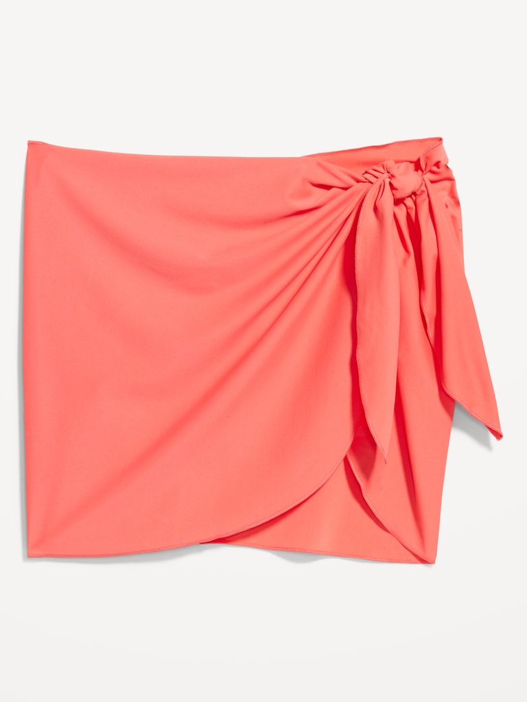 Side-Tie Mini Swim Sarong