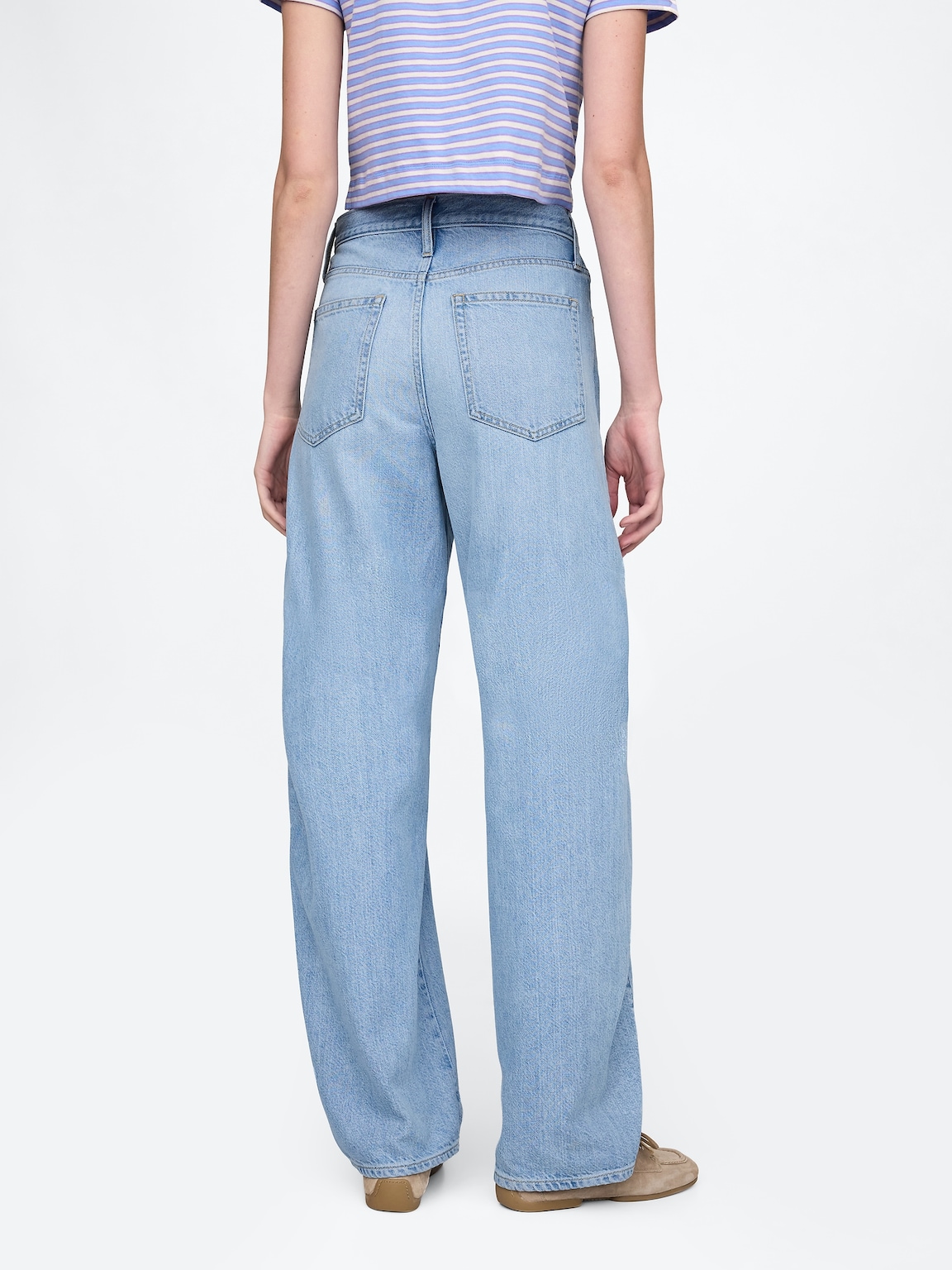 High Rise UltraSoft Barrel Jeans