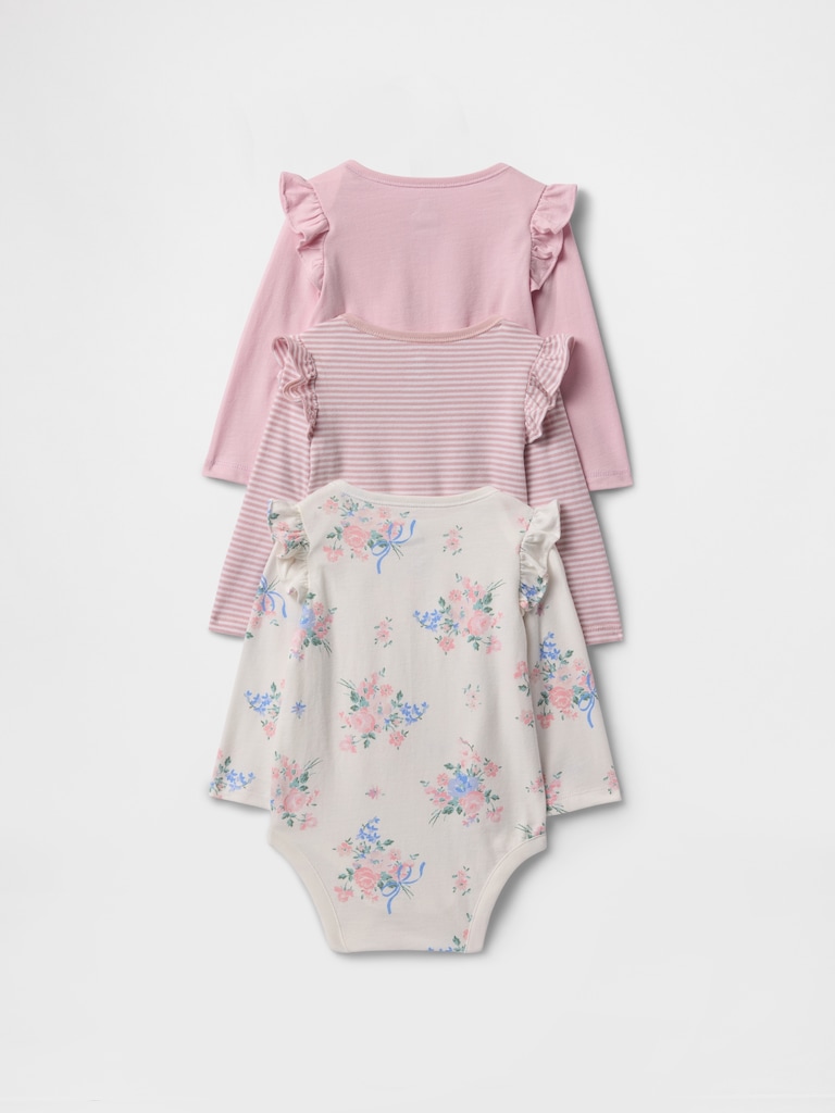 Baby First Favorites Organic Cotton Bodysuit (3-Pack)