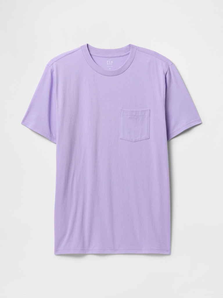 Adult Organic Cotton Pocket T-Shirt