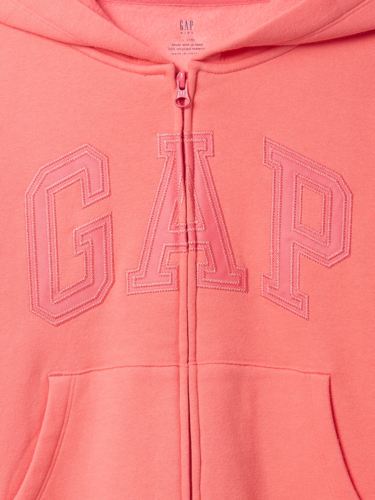 Kids VintageSoft Logo Zip Hoodie