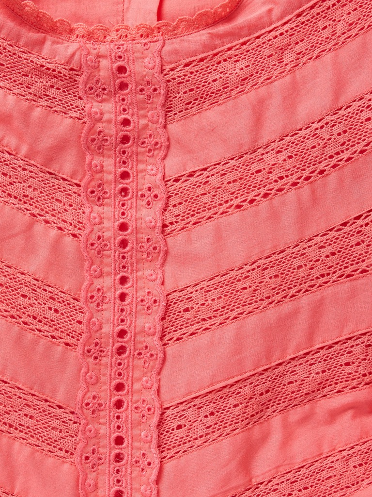 Kids Lace Tiered Ruffle Dress