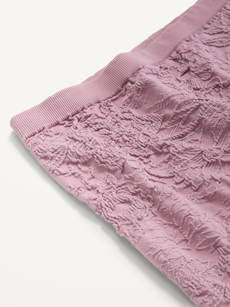 Mid-Rise Seamless Lace Boyshort Underwear