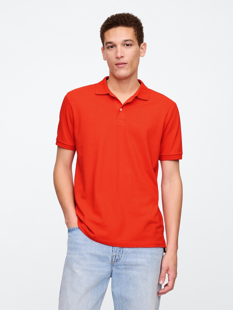 Stretch Pique Polo Shirt
