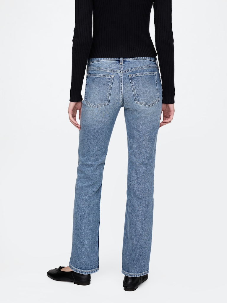 Low Rise '90s Slim Straight Jeans